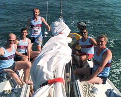 Farnham Runners sailing to the 2006 HRRL Brading 1o race