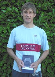 Steve Gillinghan with 2009 Basingstoke 5K Time Trail Series Trophy