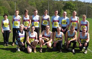 Farnham Runners team at the 2009 Todays Runner Winter League National Cross Country Final