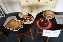 Selection of cakes and desserts entered into the 2105 Club Championship Bake-off competition
