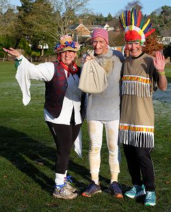 First three fancy dress winners at 2016 Club Handicap