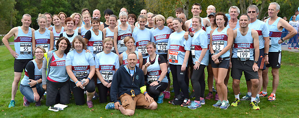 Farnham Runners group at 2017 Alice Holt Races