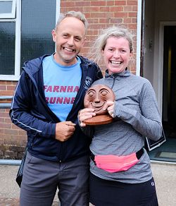 Presentation of Smiley Award to Vicky Goodluck