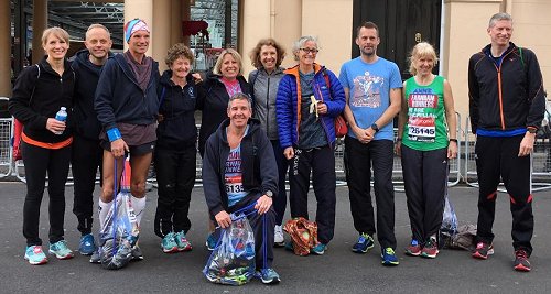 Farnham Runners group before start of race