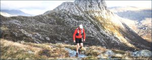 David Roy running in the Snowdon Ultra 50 miler