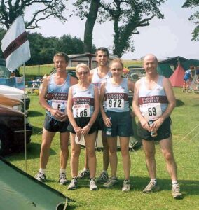 Members at 2003 Race the Train in Wales