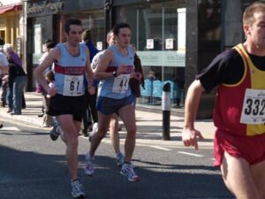 Members running in 2006 Fleet Half Marathon