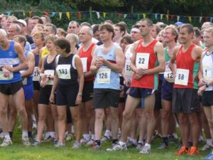 Tim Cummings at start of 2007 Butser Hill Fell Race