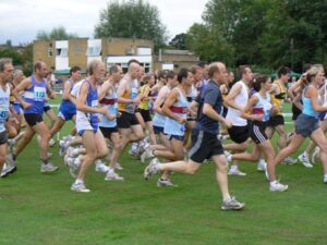 Members starting the 2007 HRRL at Overton