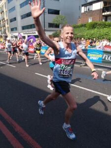 Charles Ashby at the 2007 London Marathon