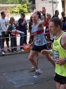 Charles Ashby at the 2007 London Marathon
