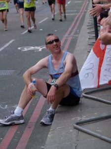 Vince Crowley at the 2007 London Marathon