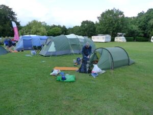 Campsite at the 2011 Not A Mountain Marathon event
