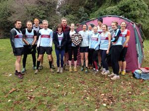Group with winners trophy at 2013 TRXCL Denmead