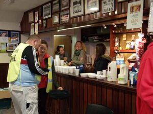 Bar getting ready at the 2014 SXCL race at Farnham