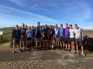 Group before start of 2019 South Downs Marathon Relay