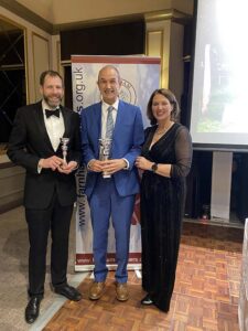 Mens most person bests winners with trophies at the 2020 Annual Awards Dinner