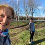 2021 Not Stubbington Green 10k - Billy McCulloch and Linda Tyler after their run their virtual race