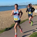 At 2021 Gosport Half, Nik Darlington is first for Farnham Runners