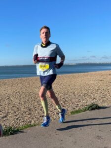 Keith Marshall first M60 at the 2021 Gosport Half