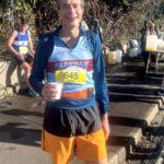 Richard Denby pleased to finish at the 2021 Gosport Half
