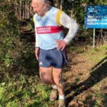 Long time member Bruce Peto enjoys the the 2021 SXCL Bourne Woods race