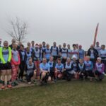 Farnham Runners group before the 2021 Lord Wandsworth SXCL race