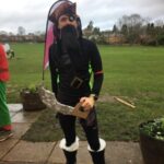 Pirate Colin Addison in fancy dress at the 2021 Club Handicap