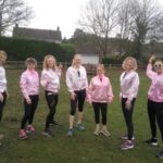 The Pink Ladies from Grease in fancy dress at the 2021 Club Handicap