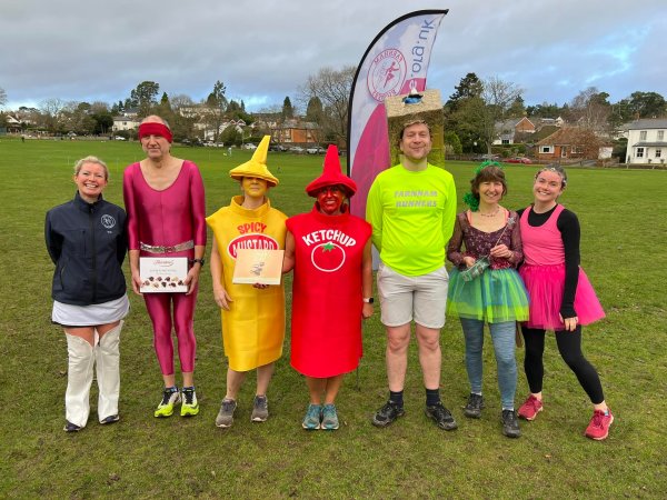 All the prizewinners in a group at the 2021 Club Handicap