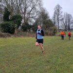 Neil Ambrose racing to the line at the 2022 SXCL Chawton House