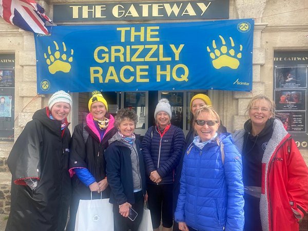 2022 Grizzly - seven of the Farnham crew at the Grizzly headquarters