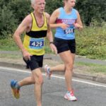 Frances Lethbridge in her first race for Farnham Runners at the 2022 Overton 5