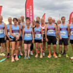 Farnham Runners group at the 2022 August Yateley 10km race