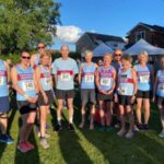 Farnham Runners group before the 2022 June Yateley 10km race