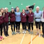 Some of the Farnham Runners ladies assembled after the 2025 HRRL Stubbington Green 10km