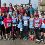 Farnham Runners group before the start of the 2025 Grizzly race in Devon