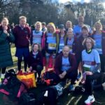 Farnham Runners group before the start of the 2025 Fleet Half Marathon