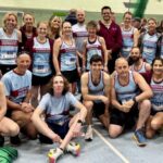 Farnham Runners group before starting the 2025 HRRL Salisbury 10