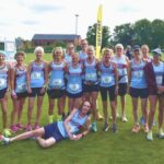 Farnham Runners group before the 2025 HRRL Alresford 10k