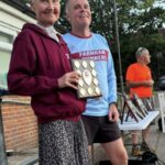 Jane Georghiou with the first F65 shield at the 2025 Club Championship