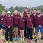 Farnham Runners teams group before the 2025 HRRL Netley 10k race