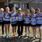 Farnham ladies team group after the 2025 Netley 10k race