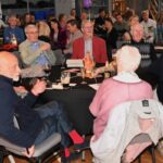 Founder members Allan Bird and Brian Steward (centre) at our 40th Anniversary Dinner/Dance