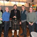 Some of the Farnham Runners men dressed up at our 40th Anniversary Dinner/Dance