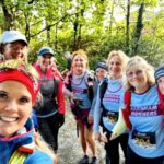 Group of Farnham Runners just before starting the 2025 Gower 23 mile trail race