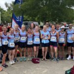 Farnham Runners group after the 2025 HRRL Lordshill 10k