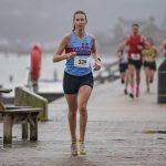 Lizzie May running in the HRRL 2026 Ryde 10