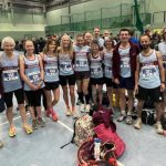 Farnham Runners team group before the 2026 HRRL Salisbury 10